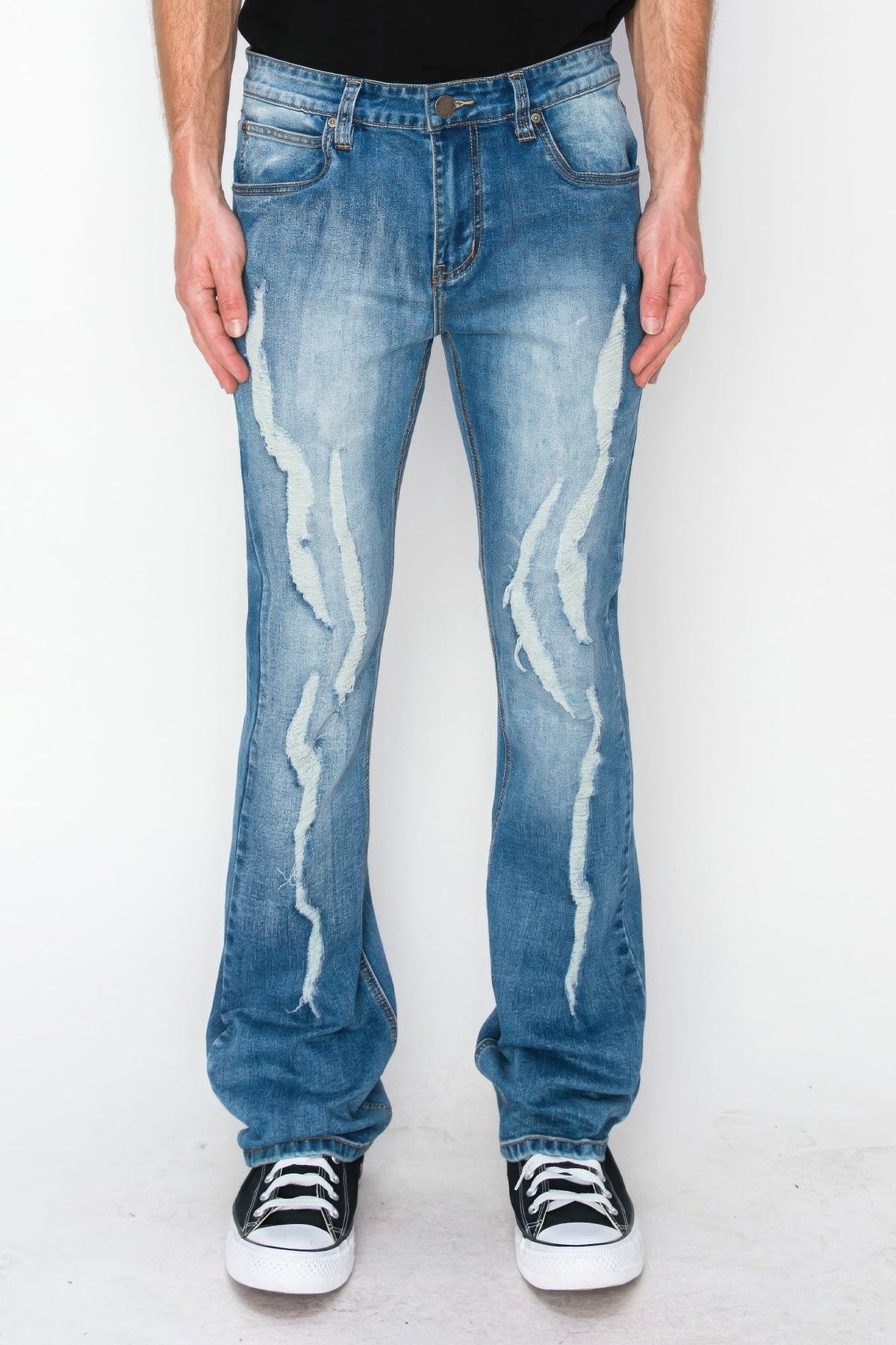 Bootcut Denim Jeans - Admiresty