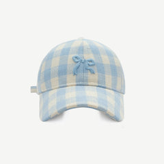 Bow Graphic Cotton Baseball Hat - Admiresty