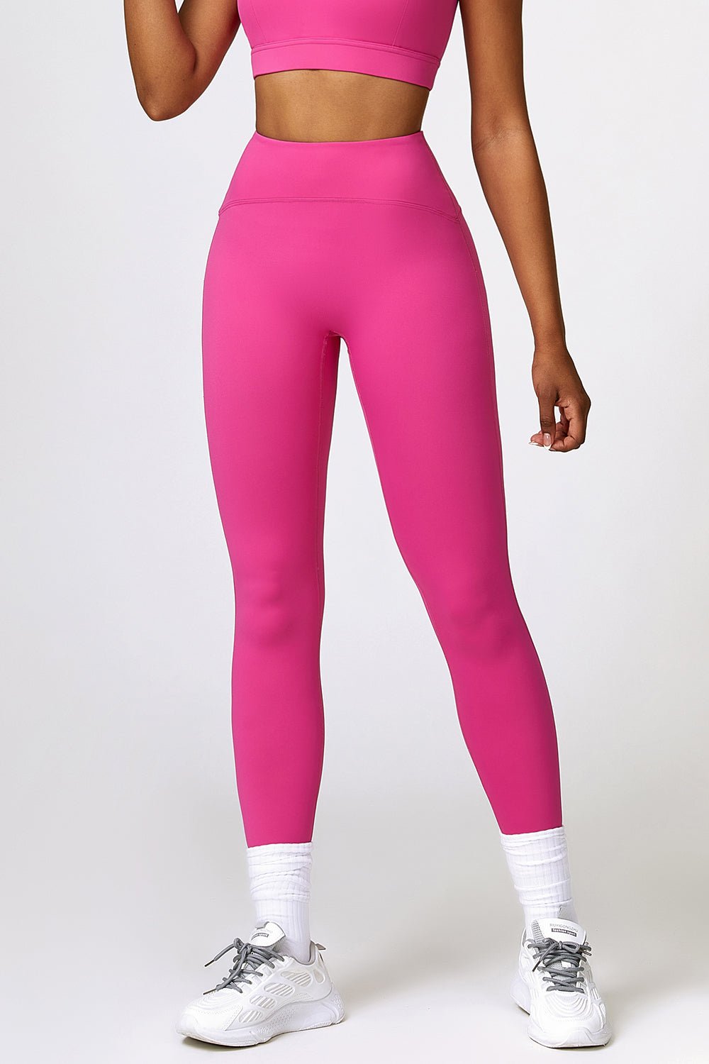 Breathable Wide Waistband Active Leggings - Admiresty