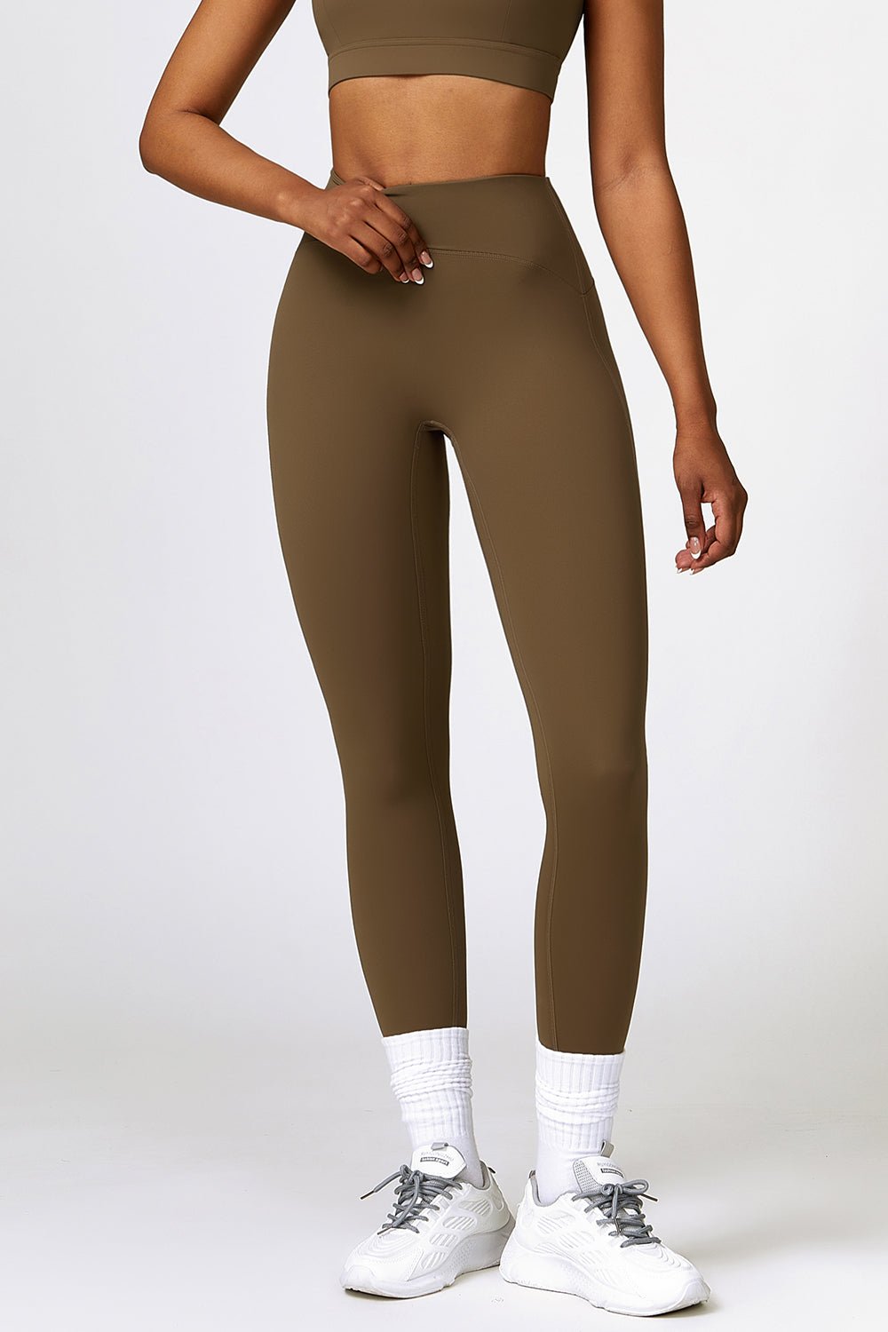 Breathable Wide Waistband Active Leggings - Admiresty