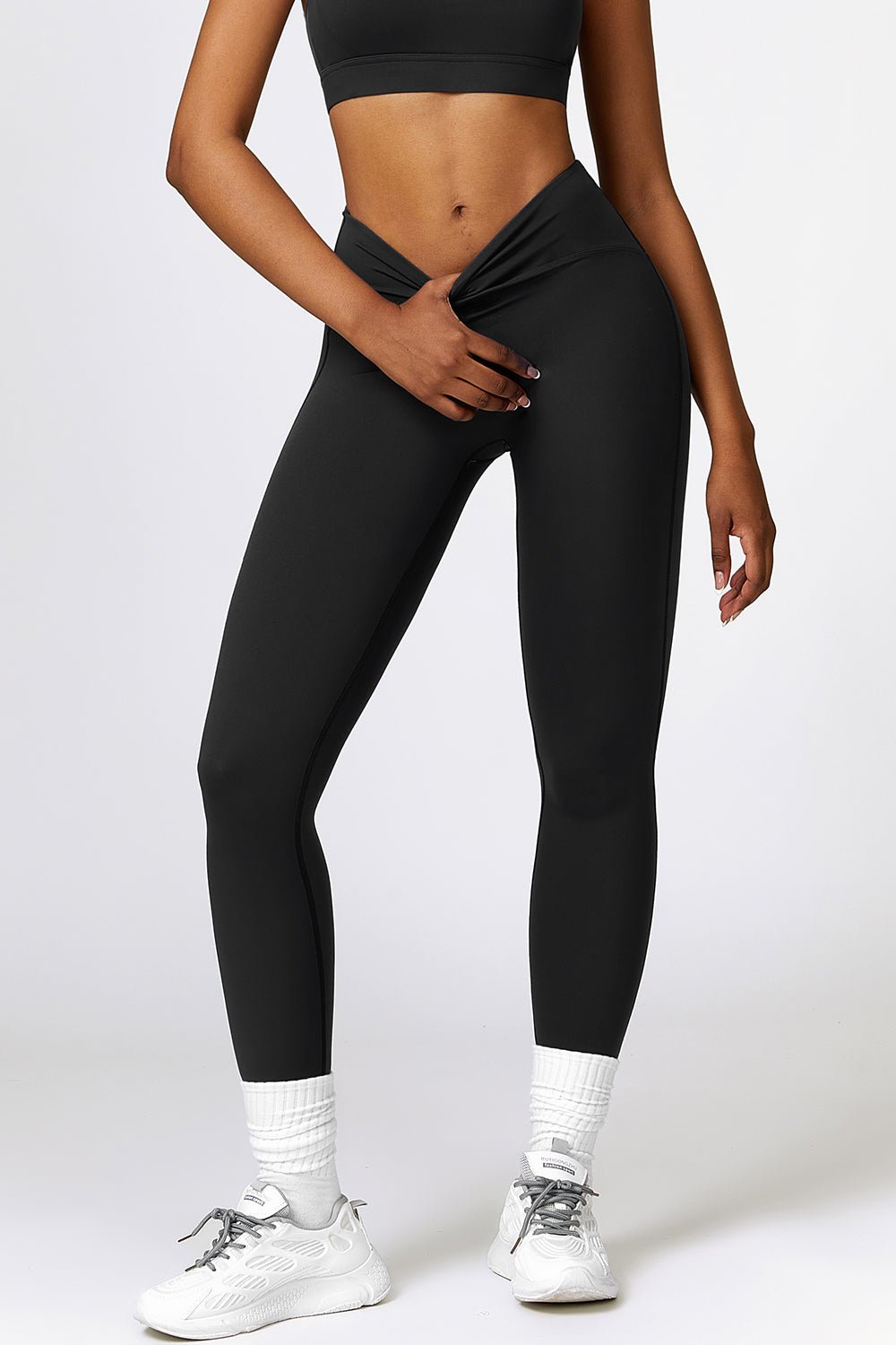 Breathable Wide Waistband Active Leggings - Admiresty