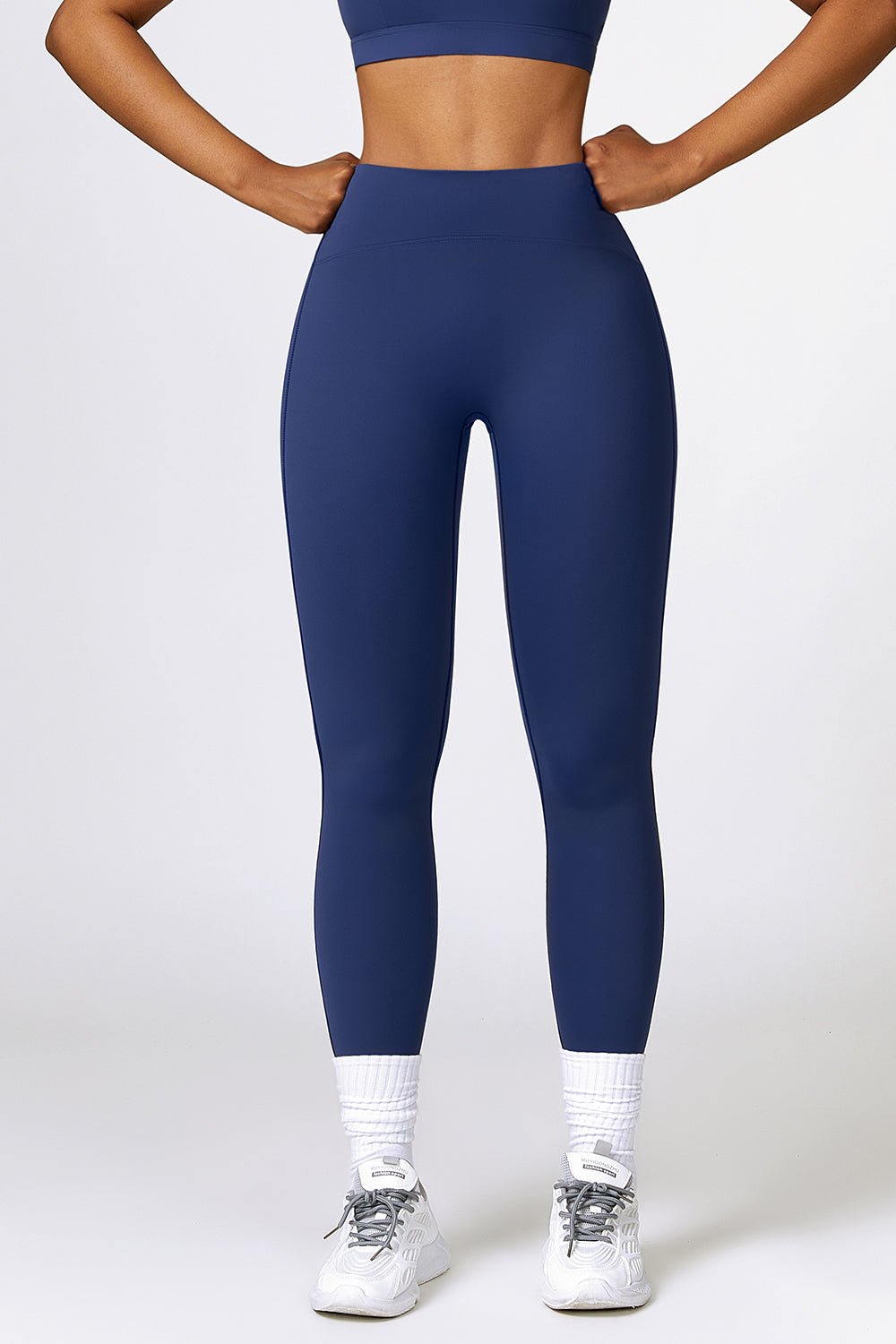 Breathable Wide Waistband Active Leggings - Admiresty