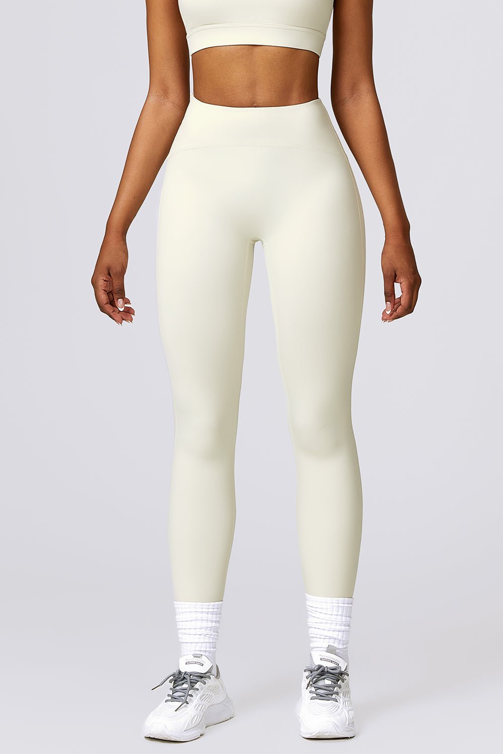 Breathable Wide Waistband Active Leggings - Admiresty