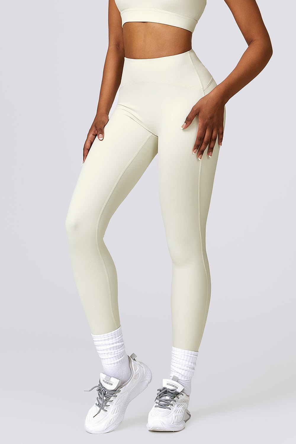 Breathable Wide Waistband Active Leggings - Admiresty