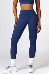 Breathable Wide Waistband Active Leggings - Admiresty