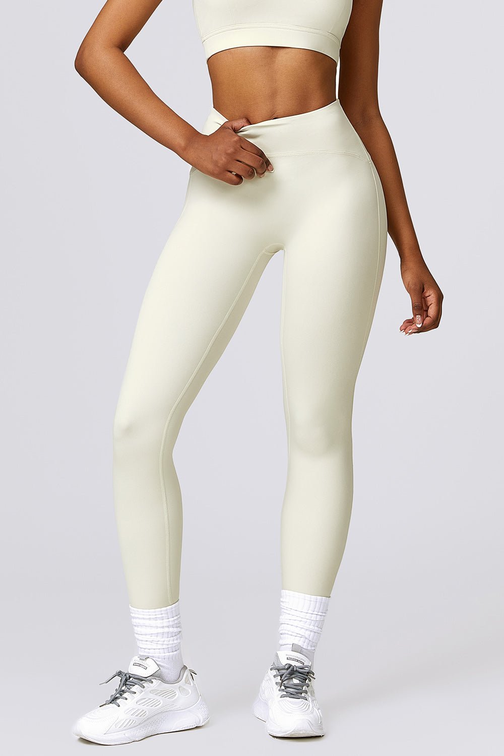 Breathable Wide Waistband Active Leggings - Admiresty