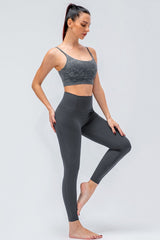 Breathable Wide Waistband Active Leggings with Pockets - Admiresty