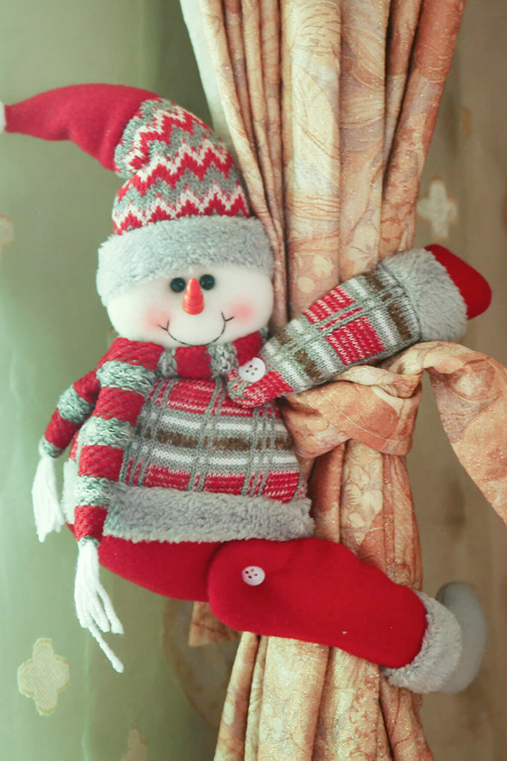 3-Pack Christmas Santa Curtain Tieback