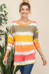 Celeste Full Size Striped Long Sleeve T-Shirt - Admiresty