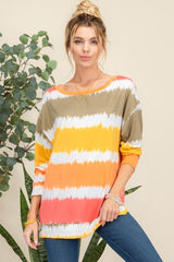 Celeste Full Size Striped Long Sleeve T-Shirt - Admiresty