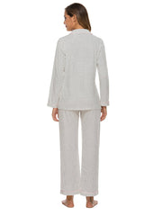 Collared Neck Loungewear Set with Pocket - Admiresty