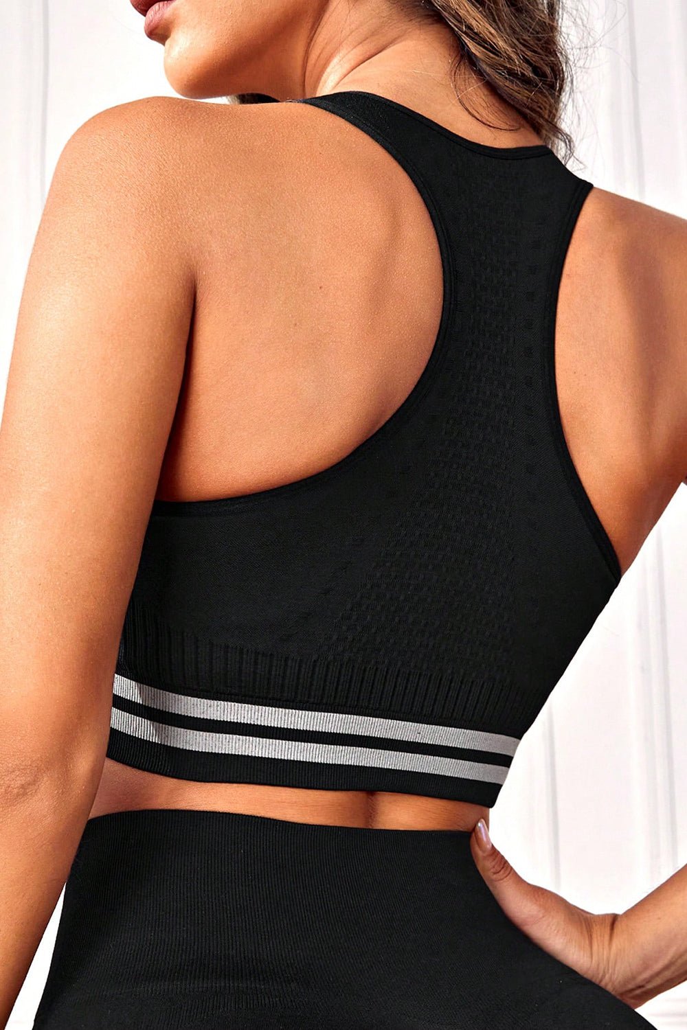 Contrast Racerback Sports Tank - Admiresty