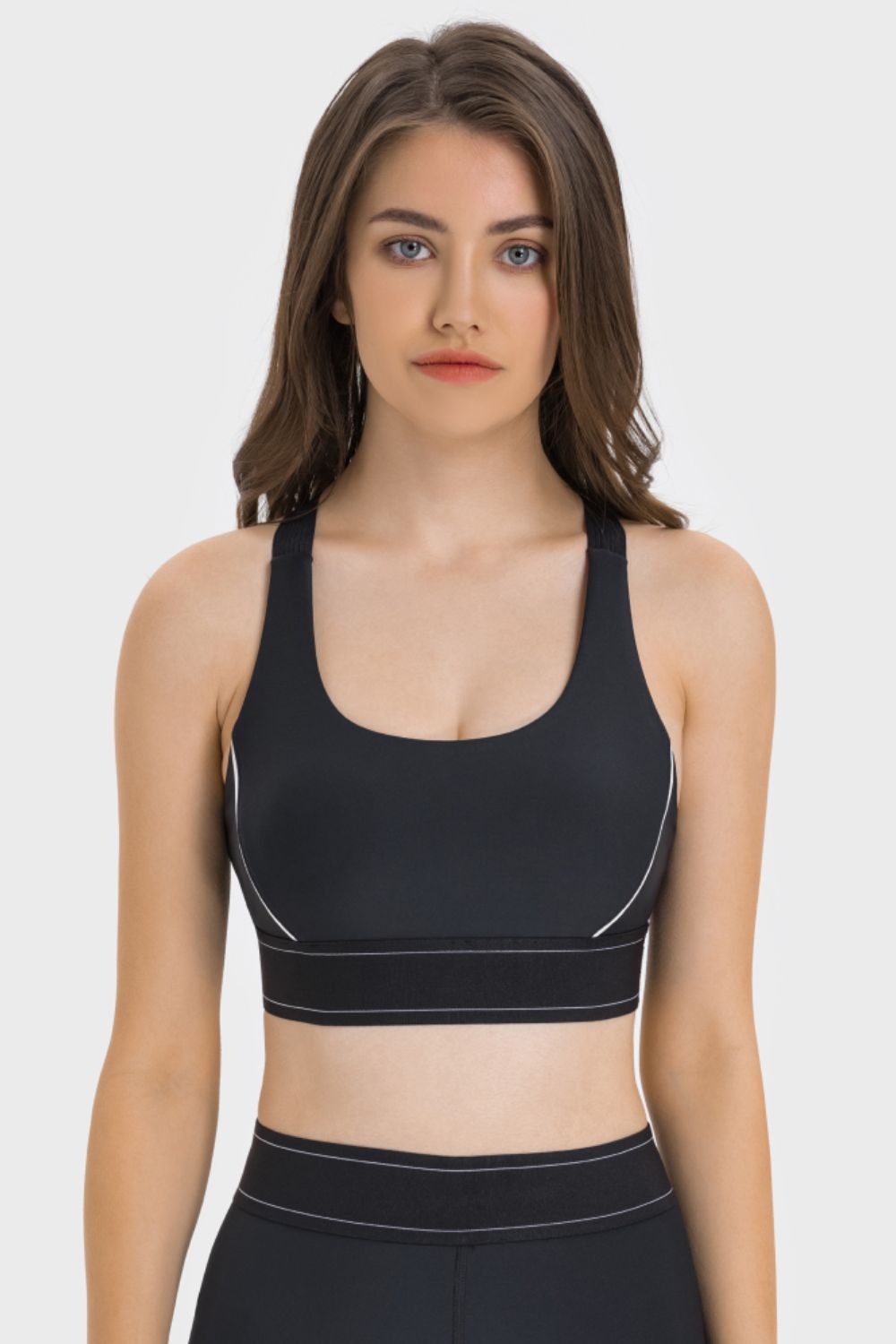 Contrast Sports Bra - Admiresty