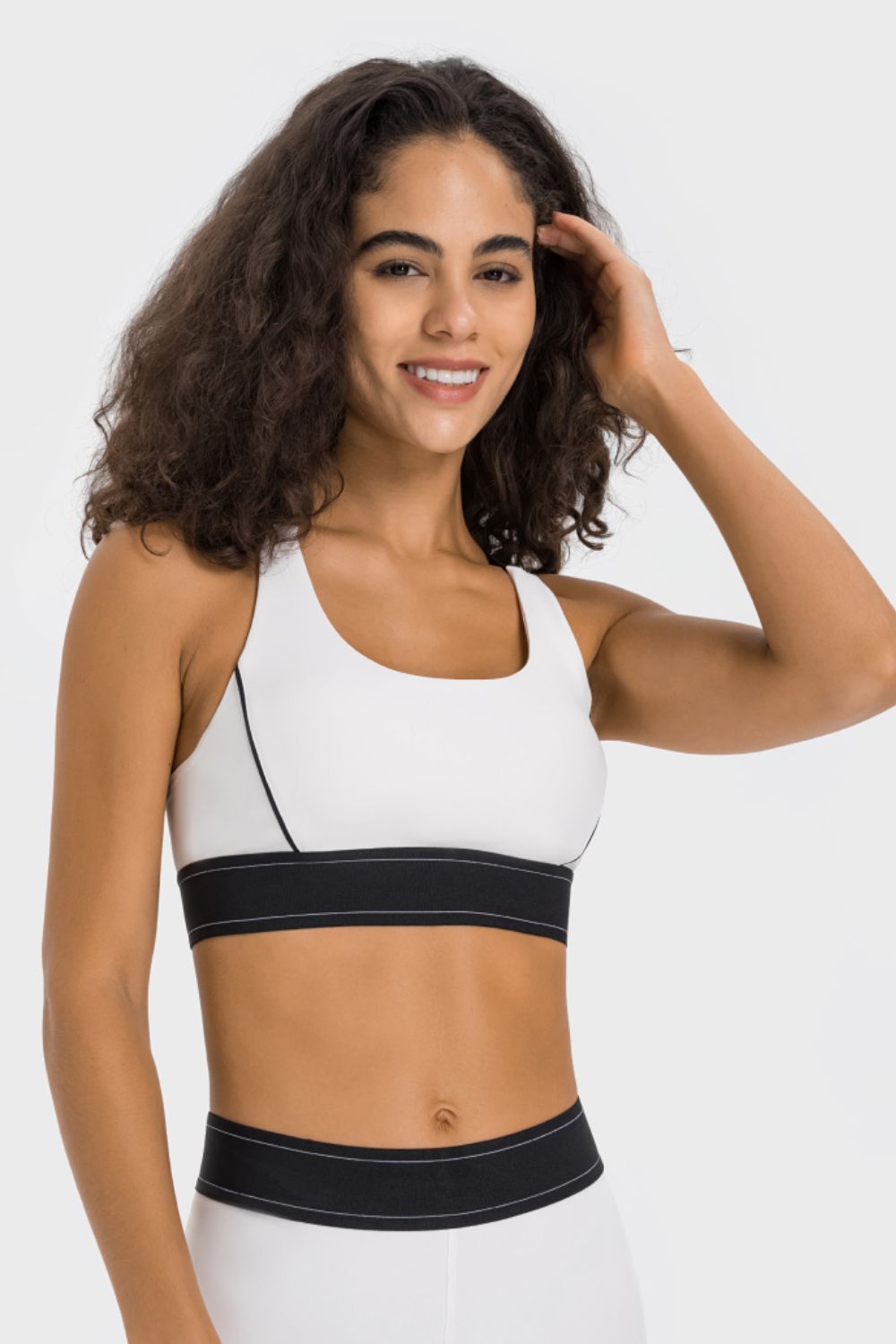 Contrast Sports Bra - Admiresty