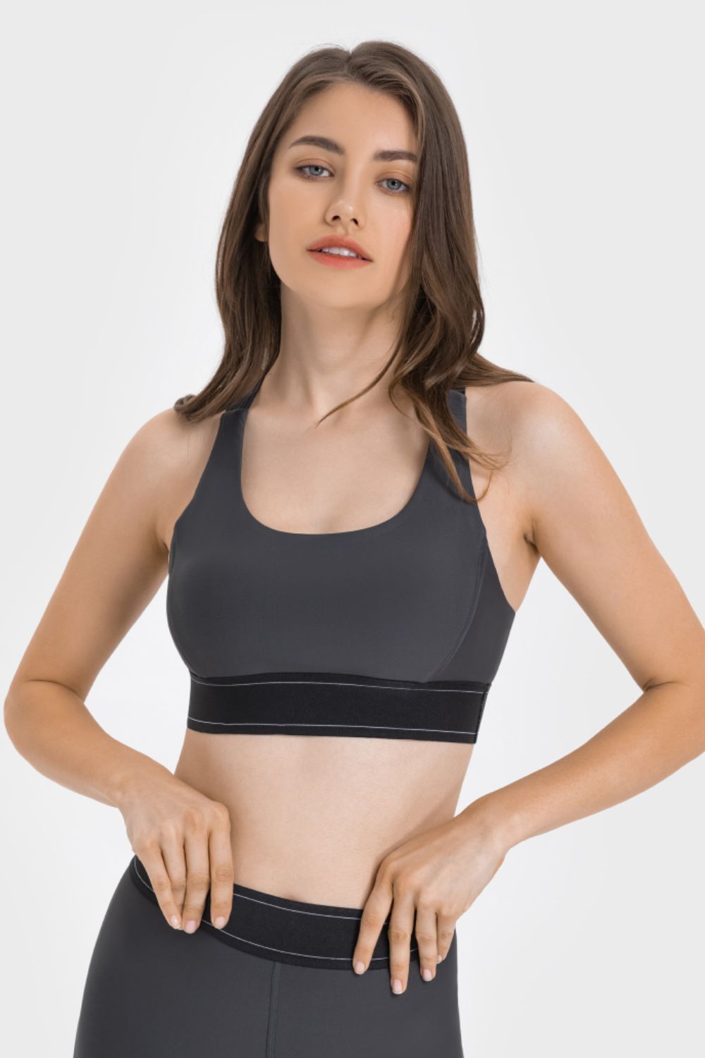 Contrast Sports Bra - Admiresty