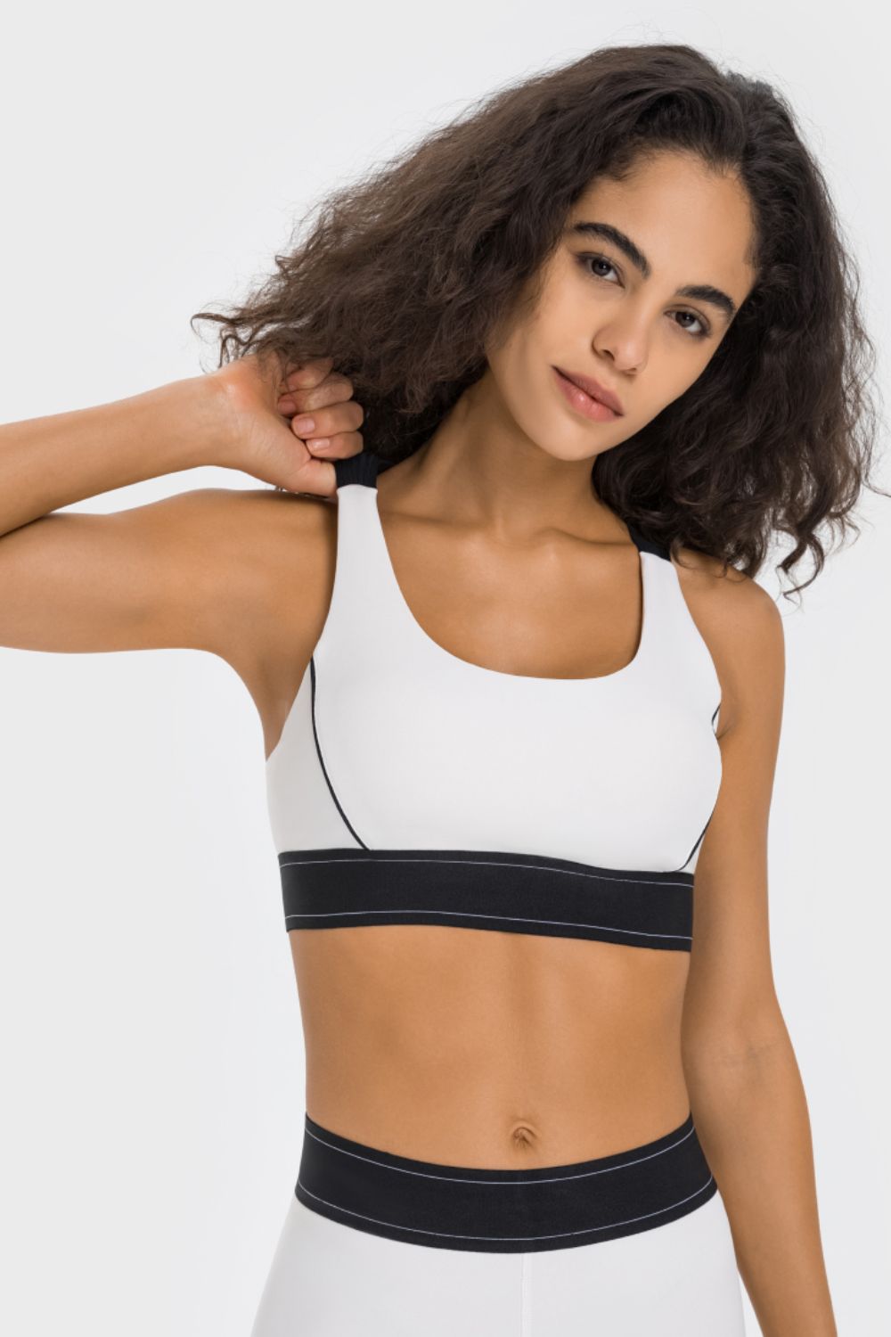 Contrast Sports Bra - Admiresty