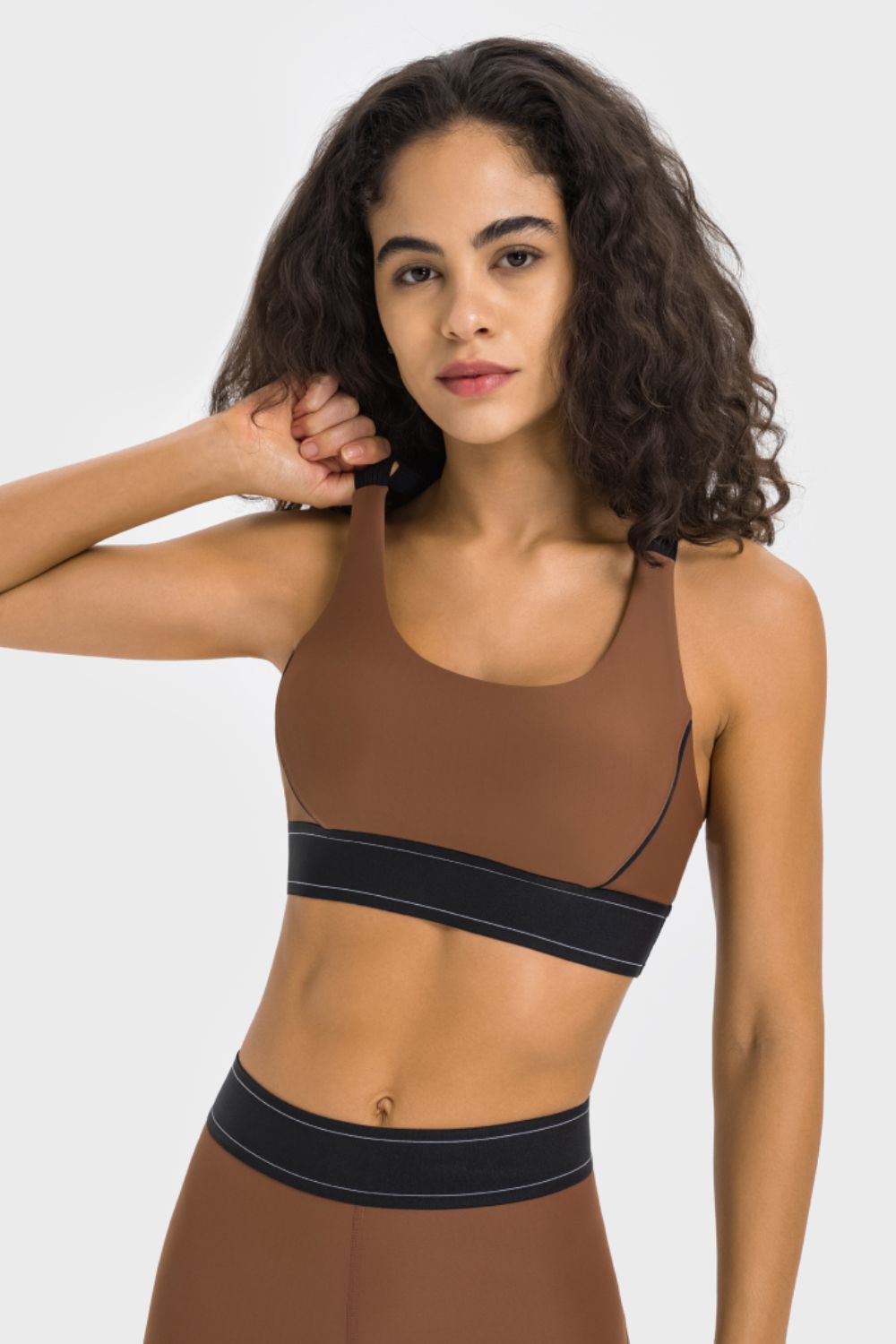 Contrast Sports Bra - Admiresty