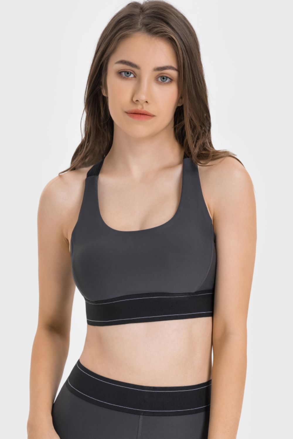 Contrast Sports Bra - Admiresty