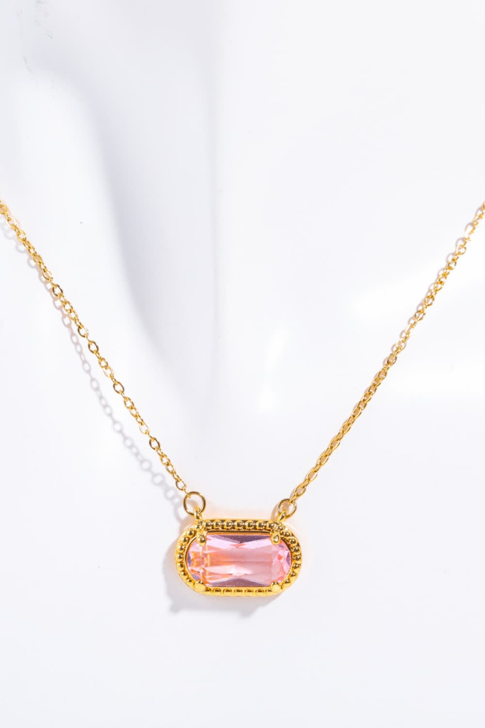 Copper 14K Gold - Plated Pendant Necklace - Admiresty