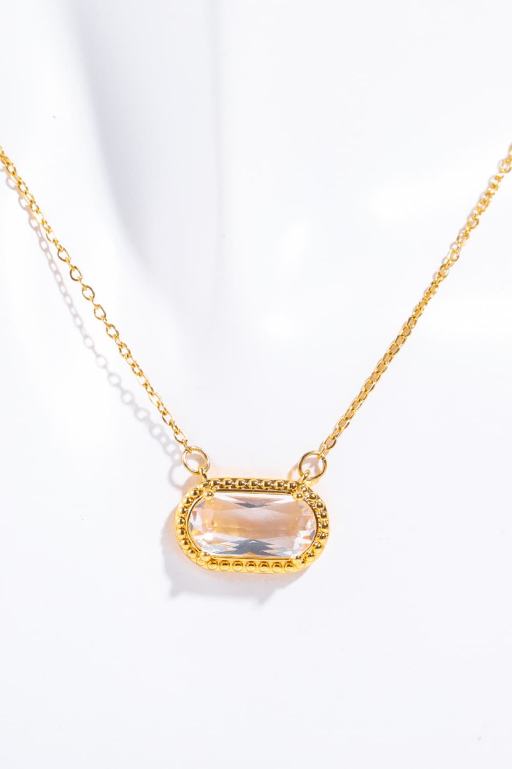 Copper 14K Gold - Plated Pendant Necklace - Admiresty