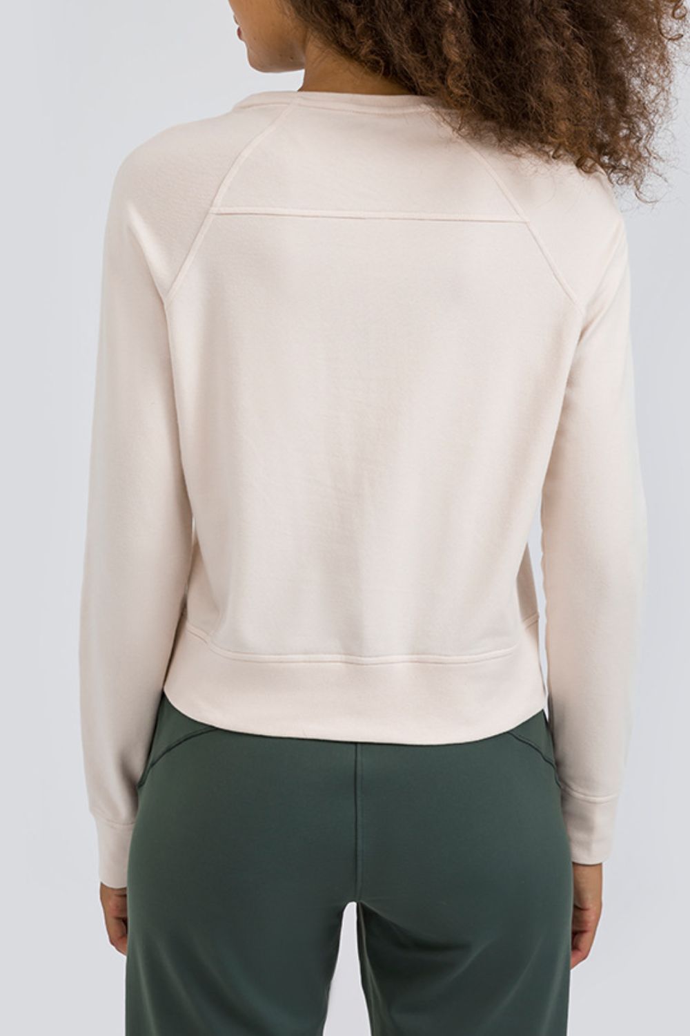 Cozy and Fabulous Raglan Sleeve Sports Top - Admiresty