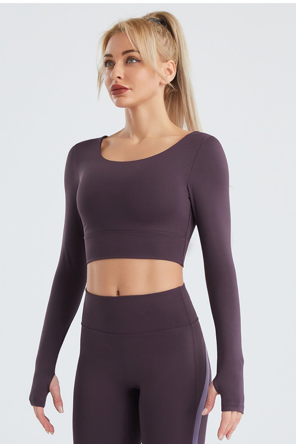 Crisscross Cropped Sports Top - Admiresty