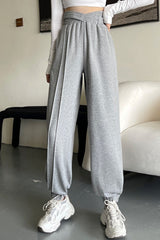 Crisscross Long Sweatpants - Admiresty