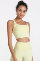 Crisscross Open Back Cropped Sports Cami - Admiresty