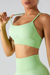 Crisscross Spaghetti Strap Active Cami - Admiresty