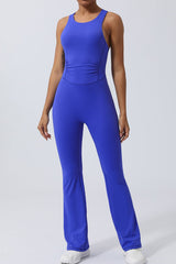 Crisscross Wide Strap Sleeveless Jumpsuit - Admiresty