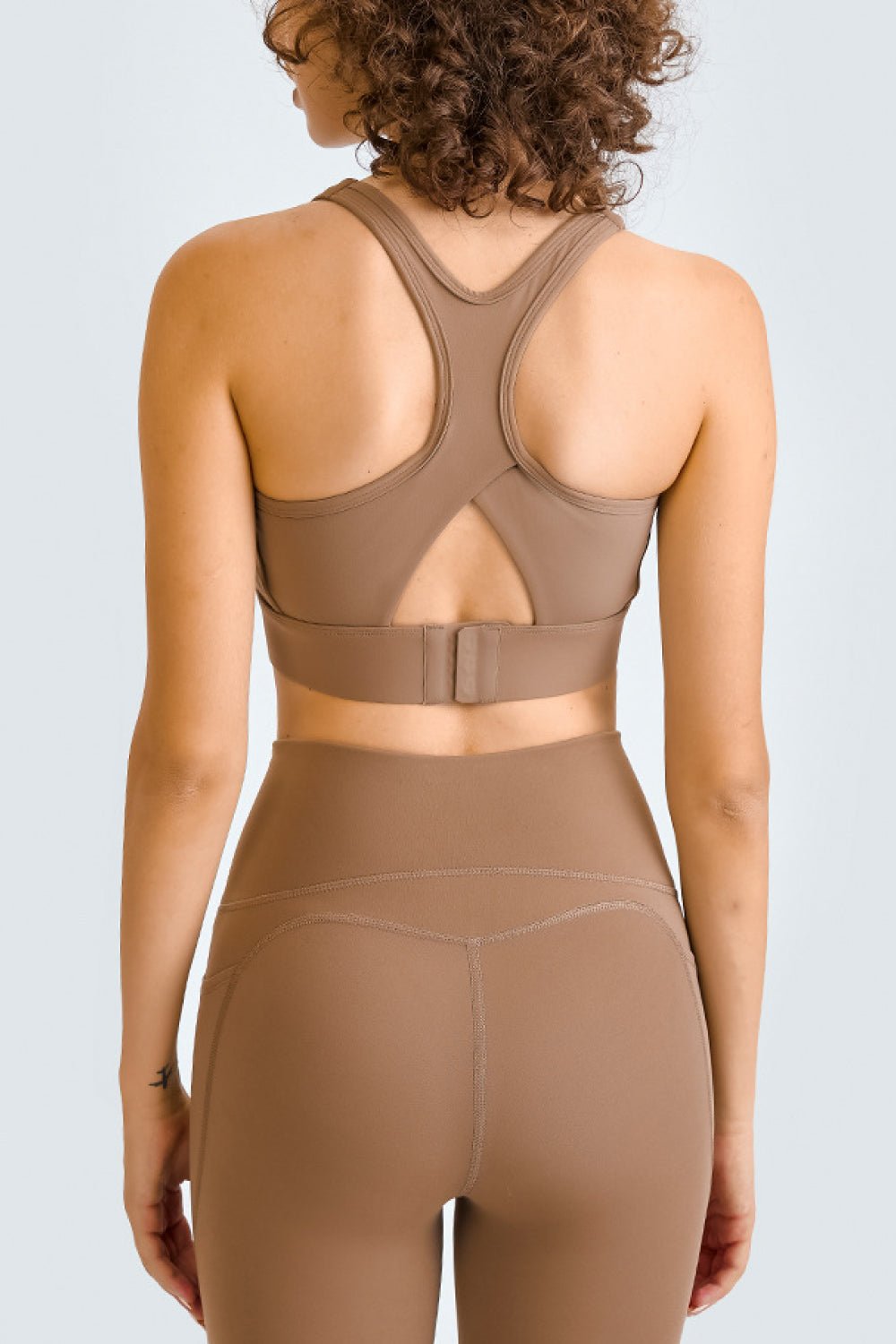 Cross Back Yoga Crop Top - Admiresty