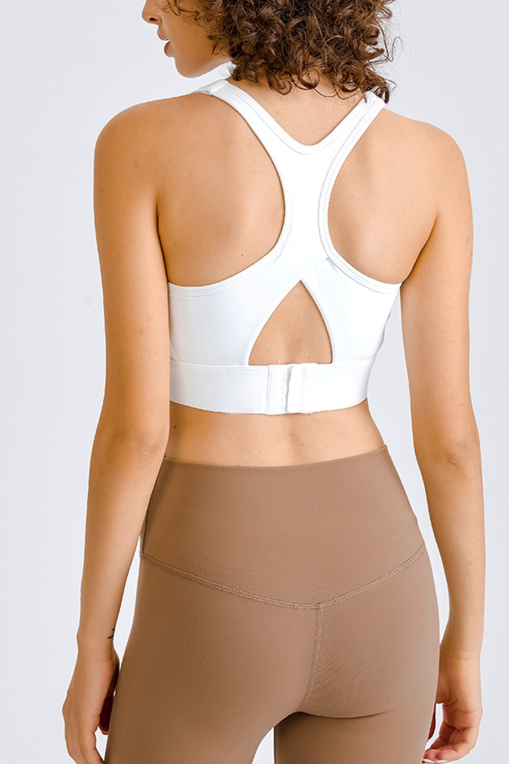 Cross Back Yoga Crop Top - Admiresty