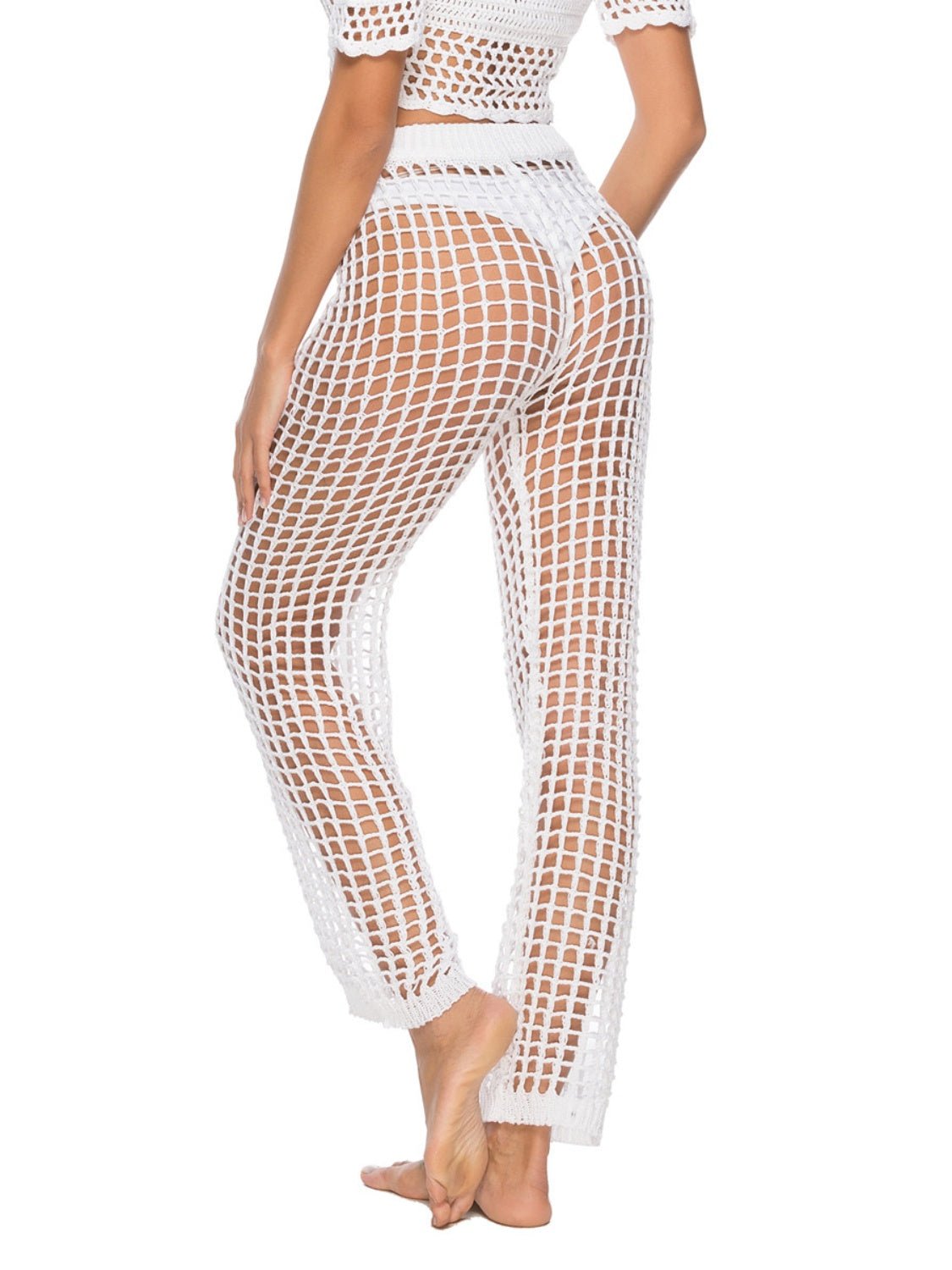 Cutout High Waist Swim Pants - Admiresty