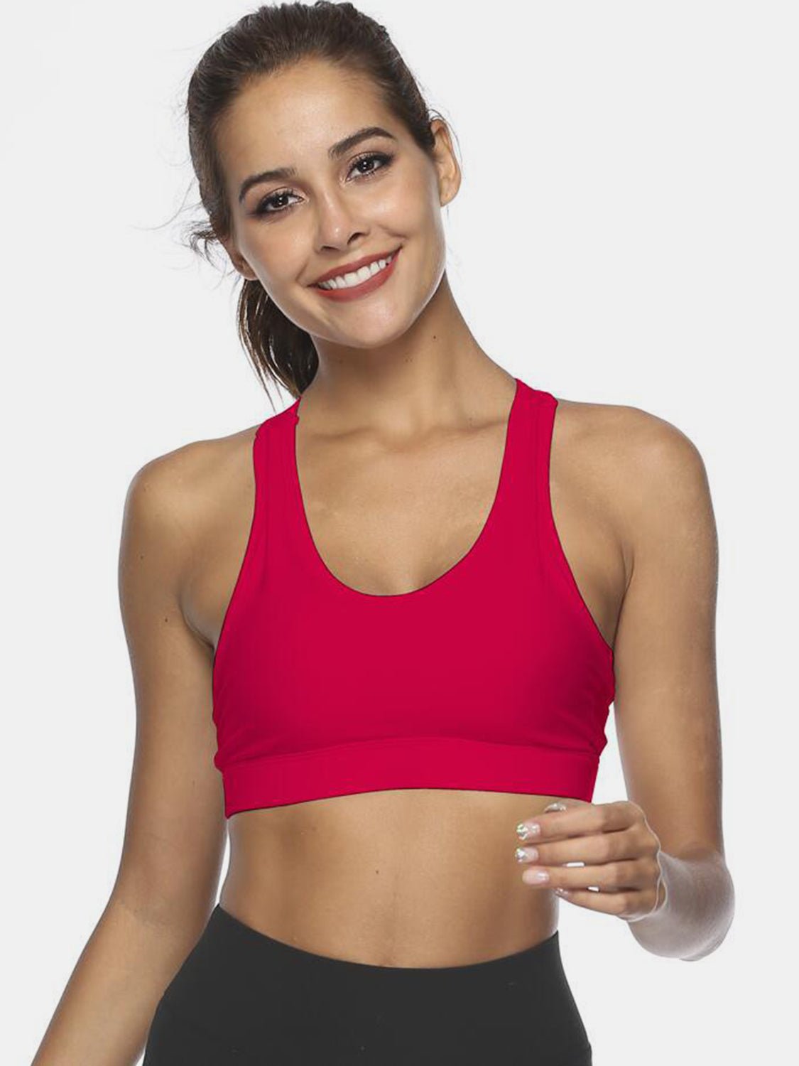 Cutout Scoop Neck Active Tank - Admiresty