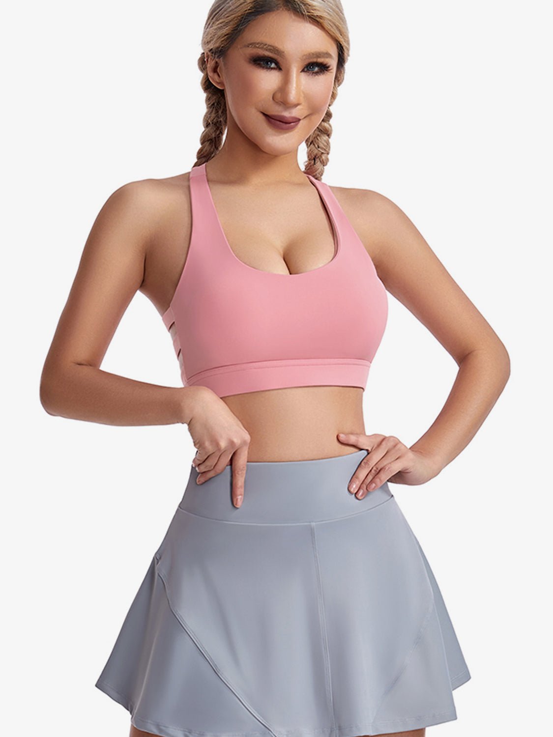 Cutout Sports Bra - Admiresty