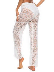 Cutout Straight Swim Pants - Admiresty