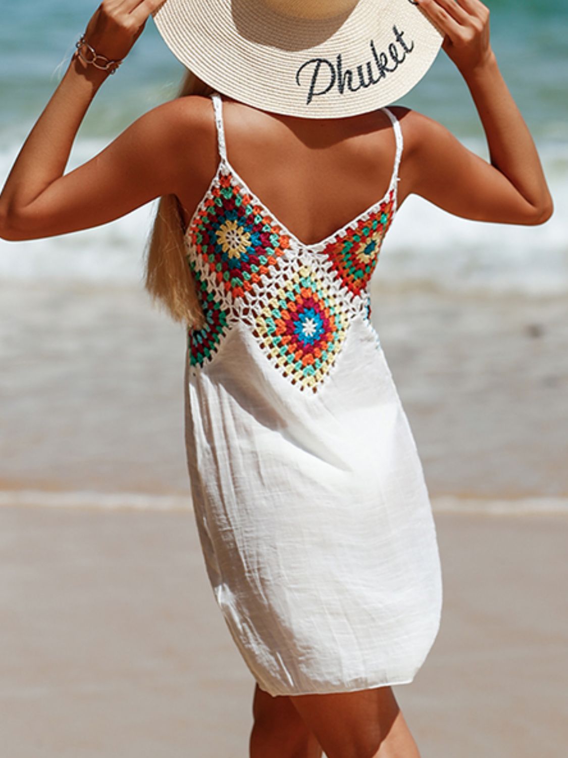 Cutout V - Neck Cover - Up Dress - Admiresty