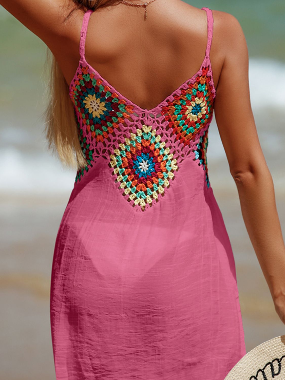 Cutout V - Neck Cover - Up Dress - Admiresty