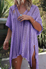 Cutout V - Neck Cover - Up with Tassel - Admiresty