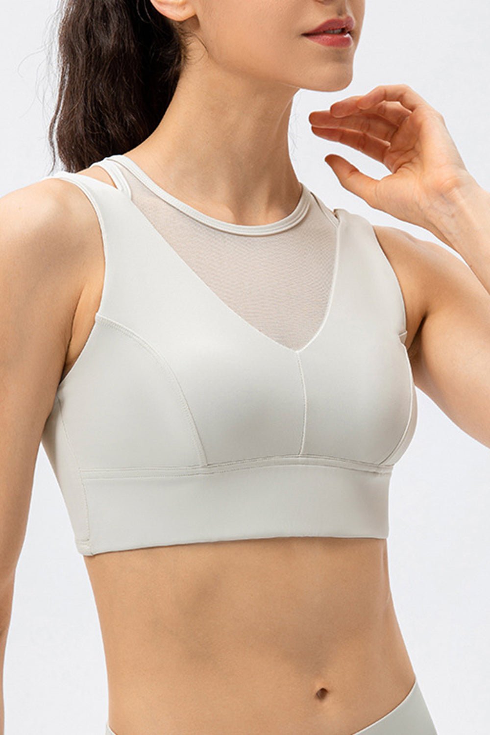 Cutout Wide Strap Active Tank - Admiresty