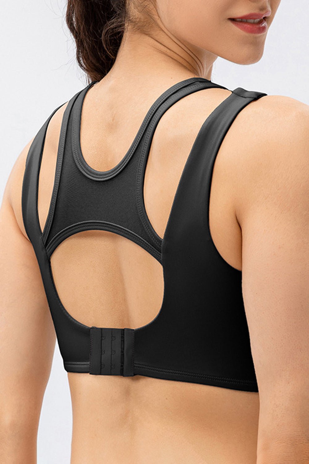 Cutout Wide Strap Active Tank - Admiresty