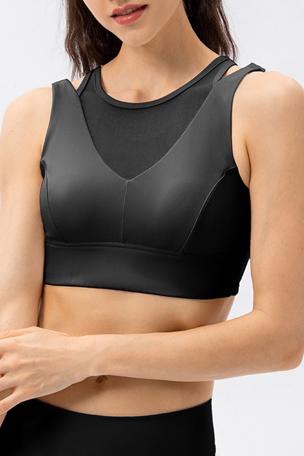 Cutout Wide Strap Active Tank - Admiresty