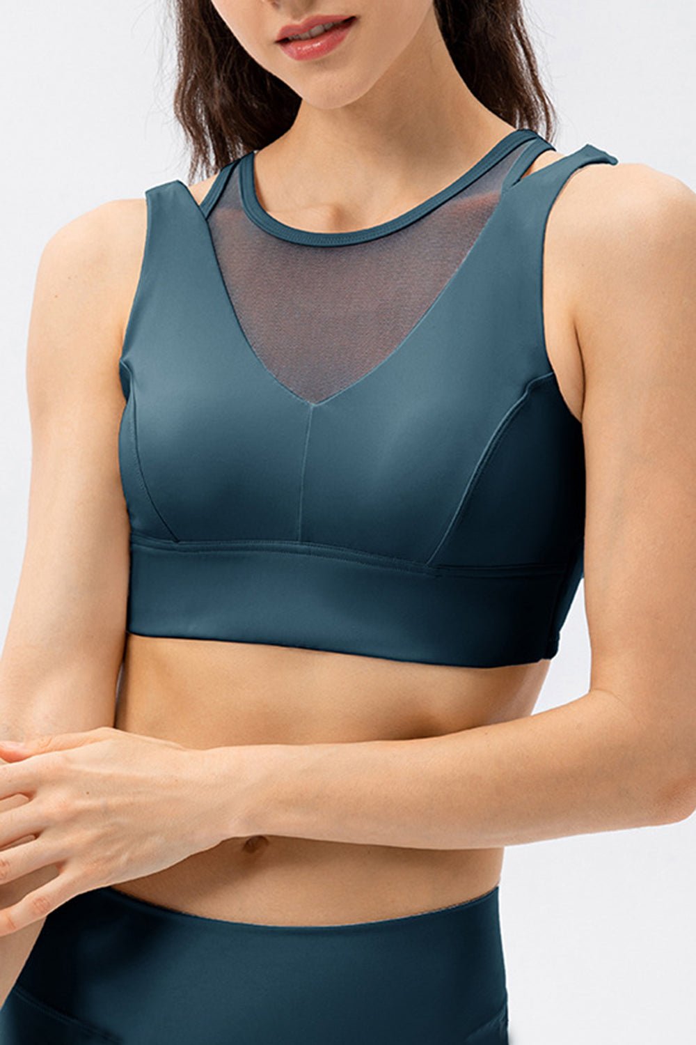 Cutout Wide Strap Active Tank - Admiresty