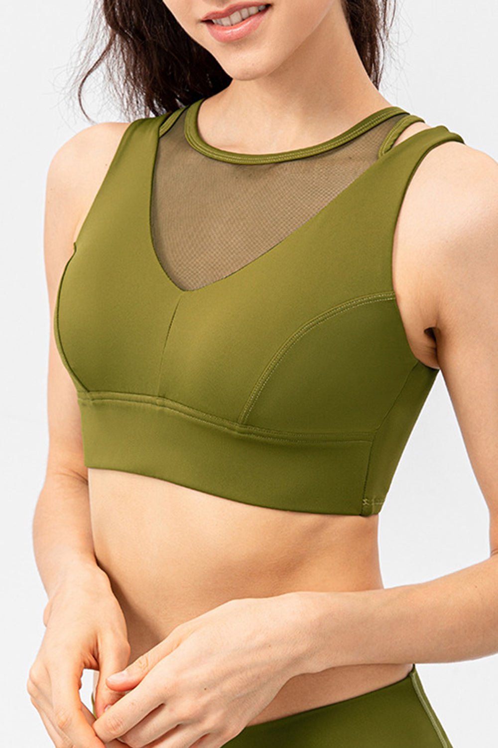 Cutout Wide Strap Active Tank - Admiresty