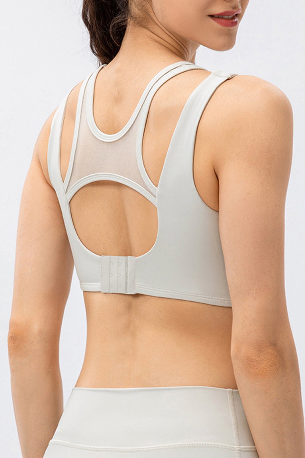 Cutout Wide Strap Active Tank - Admiresty