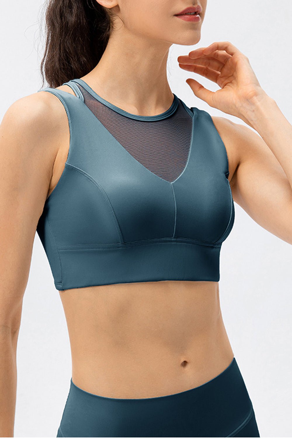 Cutout Wide Strap Active Tank - Admiresty