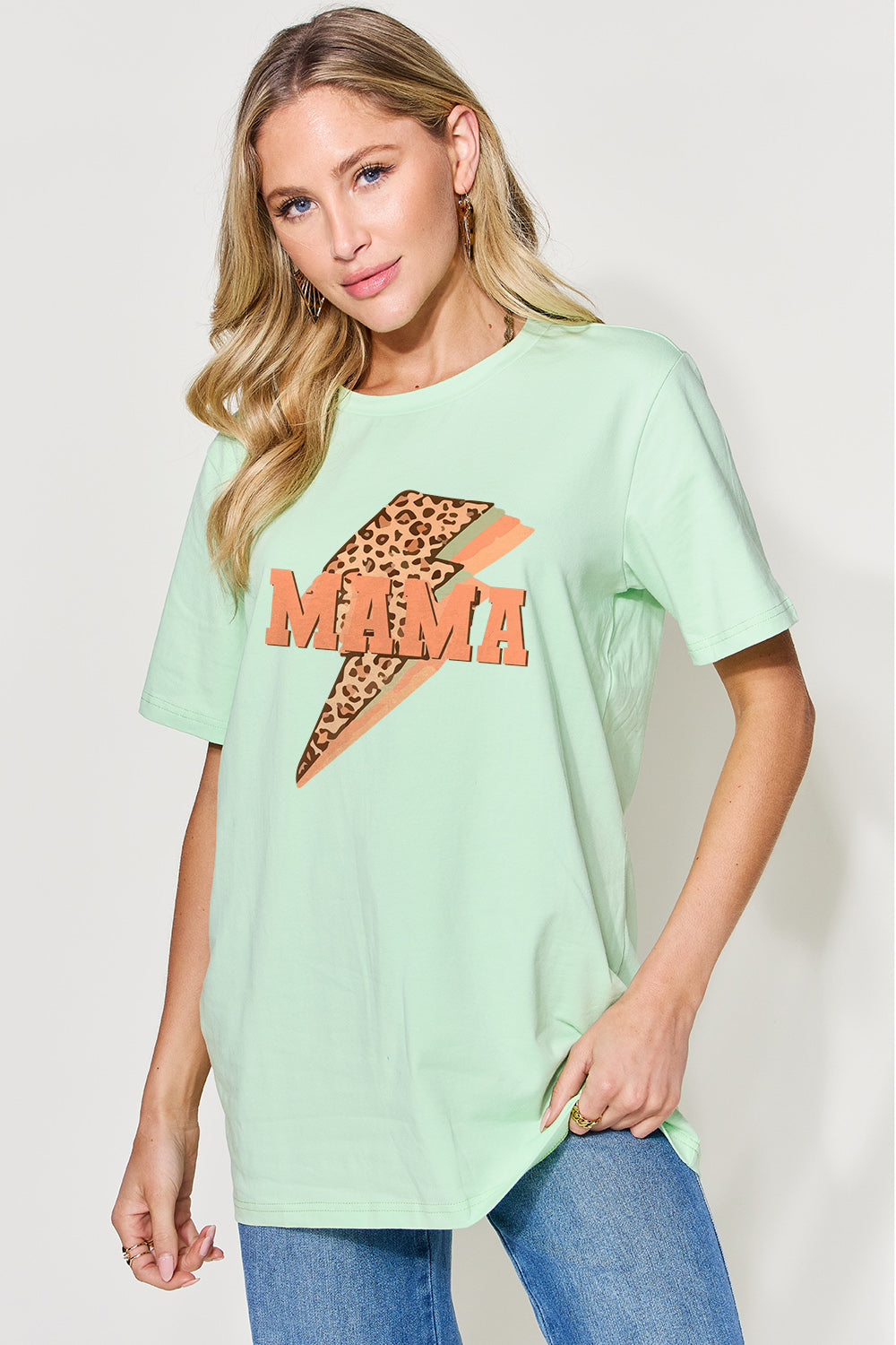 Simply Love Full Size MAMA Round Neck Short Sleeve T-Shirt