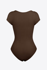 Scoop Neck Short Sleeve Bodysuit