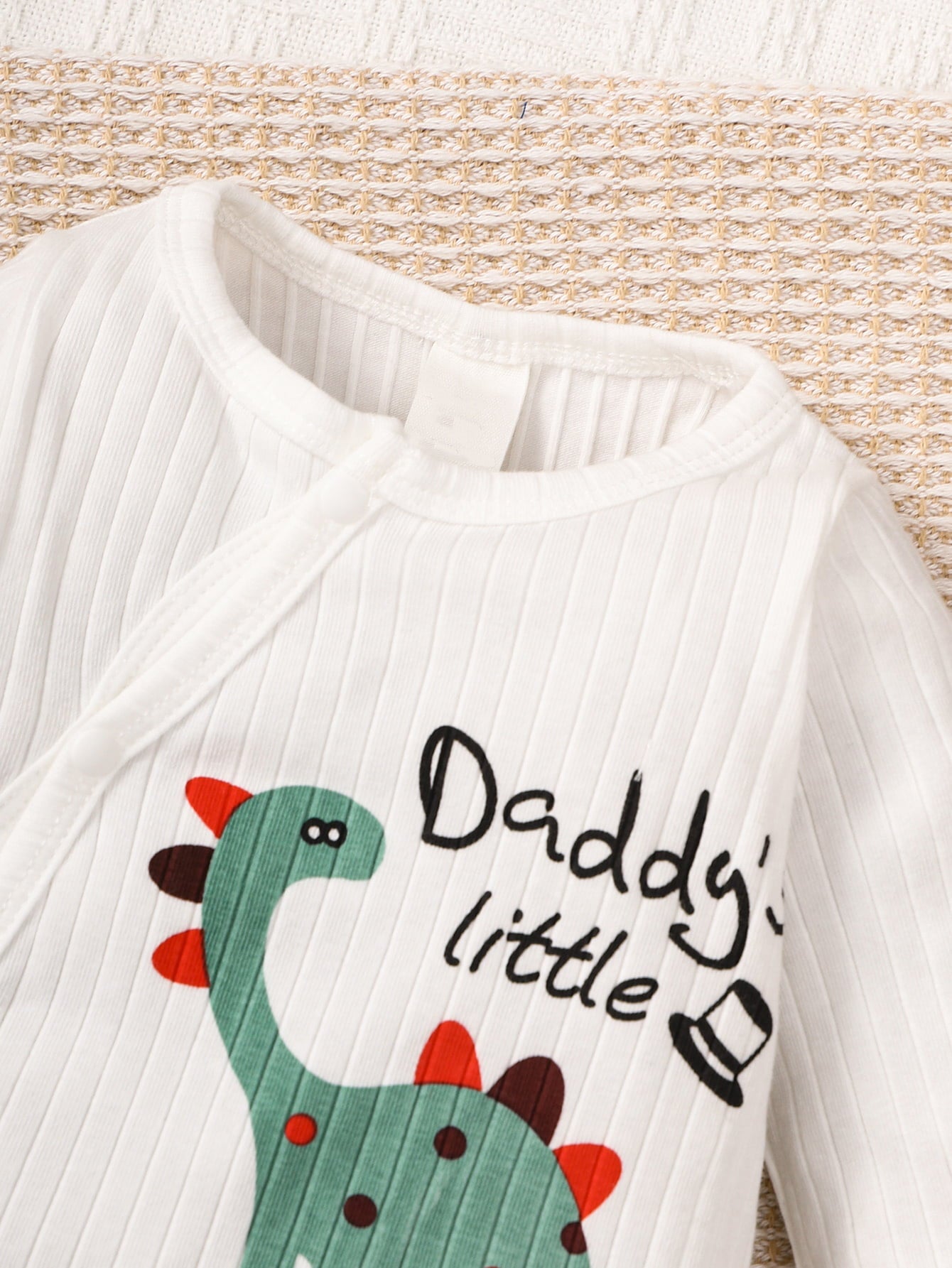 DADDY'S LITTLE MAN Dinosaur Graphic Jumpsuit - Admiresty