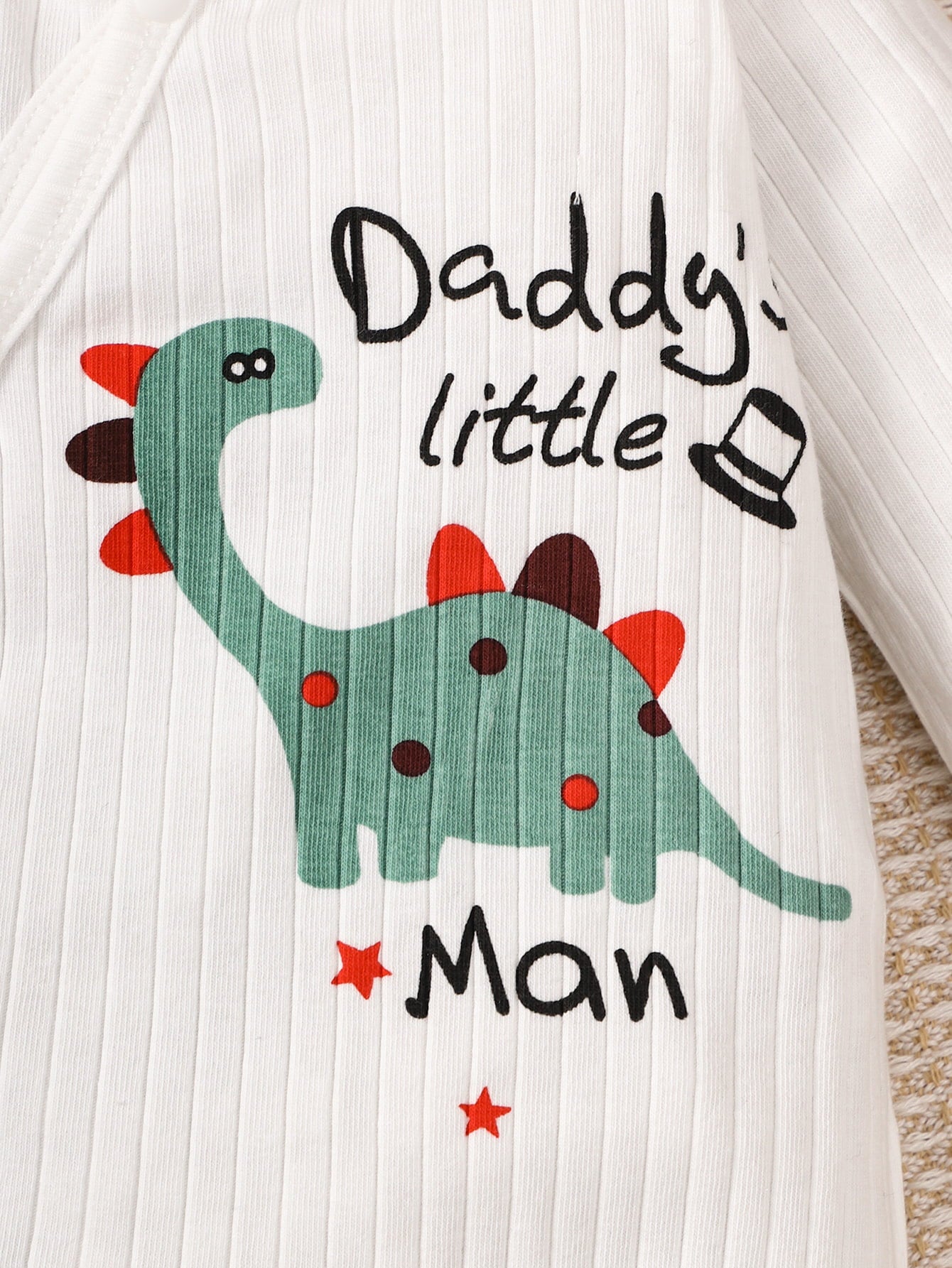 DADDY'S LITTLE MAN Dinosaur Graphic Jumpsuit - Admiresty